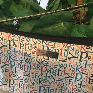 Kate Spade purse with unique pattern
